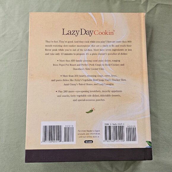 Lazy Day Cookin: Slow-Cooker Meals That Simmer to Delicious Perfection Hardcover - Picture 6 of 7